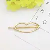 Tendencia de moda estilo europeo y americano personalidad mujeres aleación galvanizada geométrica exquisita pinza para el pelo accesorios para el cabello al por mayor