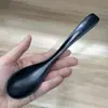 Colher de melamina cabo longo colher com gancho colher de plástico para sopa colher para ramen colher para restaurante comercial panela quente picante louça de imitação de porcelana colher grande