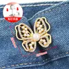 Botões para Apertar a Cintura da Calça, Botão para Redução da Cintura de Jeans Sem Costura, Ferramenta Invisível de Apertar, Botão Borboleta