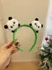 Linda Dulce y Suave Linda Diadema de Panda para Mujer Viaje Foto Tarjeta de Beso Diadema Pasador de Dibujos Animados Pasador Divertido Accesorios para el Cabello