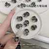 Decoraciones Brillantes Blancas de Cristal K9 con Pedrería Gruesa para Uñas Aleación Transparente Pedrería Gruesa 3D para Uñas Artísticas al por Mayor