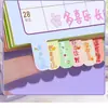 Calendario de Escritorio 2027 Dibujos Animados Oveja Linda Color Morandi Decoración para Estudiantes Regalo de Año Nuevo