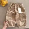 Pantalones para Niños Otoño Pantalones Cargo Estilo Urbano Pantalones Largos Ropa de Abrigo Atuendo de Otoño para Niños Bebé Niños Ropa Infantil Elegante de Moda