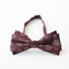 Fábrica en stock al por mayor retro flor grande francés doble piso caballero novio padrino grupo corbata de moño banquetes para hombres corbata de moño