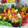 Fabricante Personalizado Mayorista Modelo de Fruta Simulada Manzana Falsa Fresa Sandía Decoración para Fotografía Props Cognitivos de Educación Temprana