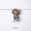 Outlet de Fábrica Broche de One Piece Lufei con Sombrero de Paja Insignia de Metal de Dibujos Animados Insignia Pin Decoración para Bolso