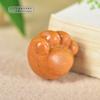 Sándalo Rojo Gatito Tallado Garra Colgante DIY Sándalo Verde Cadena para Teléfono Móvil Llavero Colgante para Bolso de Coche para Hombres y Mujeres