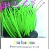 Suministros para Acuarios Tanque de Peces Rocalla Decoración de Paisajismo para Tanque de Peces Hierba Acuática Artificial Luminosa Hongo Hoja de Loto Decoración de Silicona