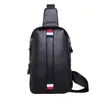Nueva Bolsa de Pecho de Cuero Genuino Bolso Cruzado para Hombres Bolso de Pecho Casual de Piel de Vaca de Capa Superior Mochila para Viajes al Aire Libre para Hombres