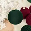 Amazon Transfronterizo Bola de Felpa Nueva Bola de Navidad Bola de Navidad de Terciopelo Oscuro Decoraciones para Árbol de Navidad