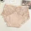 Novo Estilo Confortável Renda Sexy Costas Nuas Laço Calcinhas para Mulheres Puro Desejo Jovem Menina Cuecas