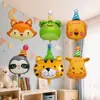 Globos Flotantes de Papel de Aluminio con Forma de Animales Lindos de Dibujos Animados para Decoración de Fiestas de Cumpleaños Infantiles Accesorios Venta al por Mayor