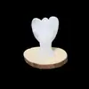 Cristal Rosa Ángel Corazón de Amor con Alas en Forma de Corazón Pieza de Decoración para el Hogar, Decoración Personalizada y Sencilla para Escritorio de Oficina