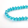 Cuentas de Vidrio de Bola de Flor Colorida Brillante con Recubrimiento de Alto Brillo, Cuentas de Cristal Tallado, Cuentas Sueltas para Pulseras DIY, Cadenas de Teléfono y Accesorios de Joyería