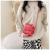 Bolso pequeño creativo de estilo coreano, nuevo monedero con forma de gatito para bebé de jardín de infantes, lindo bolso cruzado de hombro para niños con dibujos animados