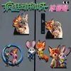 Decoración de Hielo Magnética de Dibujos Animados Acrílica Temática de Zootopia Magnéticos para Refrigerador Creativos de Moda de Alto Valor