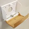 Inodoro hotel montado en la pared caja de papel higiénico de plástico caja de pañuelos de cocina soporte para pañuelos de mano