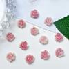 Librito Rojo mismo estilo rosa perla rosa tallado joyería para uñas deseo puro techo joyería para uñas al por mayor