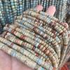 Espaçador Redondo de Pedra Shoushan Natural Panzhu Mina Antiga Material Jade Pele de Cobra diy Contas de Buda Acessórios de Contas para Pulseira Wen Play