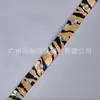 Correa de Cuero Estampado de Leopardo con Ojales, Cordón de Cuero PU, Herrajes Perforados con Ojales, Correa de Hombro de Cuero, Pulsera, Accesorios para Ropa, Cinta