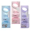 Nueva Lámpara de Escritorio USB de Conejito y Gatito Lindos, Oscilante, Tres Velocidades, 300mAh Recargable, Dibujos Animados Multifuncional, Luz Blanca