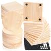 Suministro de Fábrica Posavasos de Madera, Juegos de Té para el Hogar, Esteras Aislantes de Calor para Mesa de Comedor, Esteras Pequeñas de Madera, Manualidades de Madera para el Hogar DIY al por Mayor