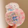 Nueva pegatina de uñas de dibujos animados para niños con patrón Kulomi, pegatina de uñas extraíble de gel gelatinoso para niñas.