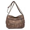 2024 Verão Nova Bolsa Crossbody Vintage Bolsa de Ombro Moda Feminina All-match Nicho Couro Macio Grande Capacidade Bolsa Feminina Atacado