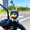 Bateria de carro elétrico carro bicicleta motocicleta decoração pequenos acessórios fofo novo enfeites de guidão boneca pato amarelo