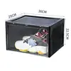 Caja de Almacenamiento de PP Engrosada, Caja para Zapatos, Caja de Almacenamiento Transparente de Acrílico a Prueba de Polvo, Caja para Zapatos de Baloncesto Aj, Vitrina para Zapatos