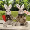 Conejo de Pascua Conejito Lindo Fiesta Conejo Hermoso Adorno Primavera Escritorio Festivo Habitación Venta al por Mayor