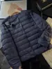 Otoño/Invierno 2026 Cuello Redondo Convertible en V Sencillo Versátil Color Sólido Ligero Cálido Corto Casual Chaqueta de Plumas Abrigo Corto
