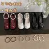Primer encuentro: Zapatos de tacón alto Mary Jane famosos en Internet, zapatos pequeños de cuero con lazo de perlas femeninos, nuevo modelo de primavera 2026, adecuados para combinar con faldas