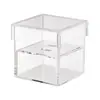 Caixa Acrílica Personalizada Maolin, Caixa de Armazenamento Pentaédrica, Caixa Transparente com Tampa Flip-Top, Caixa Magnética, Porta-Lenços