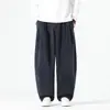 Pantalones Anchos de Chenilla Holgados para Hombre Otoño/Invierno 2026, Pantalones Casuales de Pierna Recta Pesados Estilo Chino Retro
