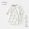 Saco de dormir de doble capa para bebé Primavera y Otoño Algodón Puro Forma de U Pijamas para niños Recién nacido Tipo cremallera Manta multifuncional anti-patadas