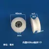 Roda de Polia de Nylon com Canaleta em U Rolamento Roda de Borracha Roda Guia para Tubo Redondo Suporte de Roda para Trilho Plástico Roda de Suporte para Porta e Janela com Canaleta em U