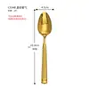 Cuchara de Comedor Acero Inoxidable para el Hogar Cuchara para Comer Cuchara Sopera Simple Espiga de Trigo Cuadrada Punta Afilada Vajilla de Hotel Cuchara