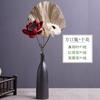Jarrón pequeño de cerámica con adornos Jingdezhen, decoración zen de escritorio, flores secas, arreglo floral simple chino para sala de estar, artículos florales retro.