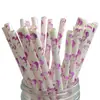 Pajitas de Papel Desechables Estilo Hawaiano Ecológicas y Biodegradables Creativas para Jugo Postre Fiesta Pastelería Decoración de Pajitas de Papel