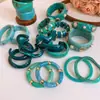 Pulseira Aberta Estilo Vintage Banhada a Ouro Genuíno Madrepérola Moda Retrô Versátil Pulseira Simples Elegante para o Dia a Dia Joias Femininas