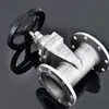 Válvula de compuerta de sellado blando con brida de acero inoxidable 304/316L Z45X-16P Vástago no ascendente Vástago ascendente Z41X Válvula de agua potable 50