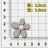 Goma Blanda de PVC Flores de Dibujos Animados Coloridas Accesorios para Fundas de Teléfono Móvil Bolsas Ropa Zapatos Accesorios Parches Decoraciones Colección