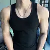 Chaleco Deportivo Fitness Elástico Ajustado para Hombre, Cuello Redondo, Talla Grande, Secado Rápido, Entrenamiento Muscular, Transpirable, Comercio Exterior Transfronterizo