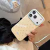 Capa de celular moderna e fofa estilo coreano, cor contrastante simples, com bolinhas, adequada para Apple 17ProMax e iPhone 16Pro
