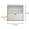 Mesa de cabeceira antiga média Armário de combinação modular de aço inoxidável Armário de armazenamento simples Armário de TV Armário lateral de jantar Armário de gavetas usm