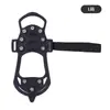 456710 crampones dentados en stock, directo del fabricante, cubrezapatos de silicona antideslizantes para exteriores para escalada en nieve y montañismo, herramienta antideslizante