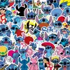 100 Peças de Adesivos do Stitch Adesivos Cartoon Fofos Adesivos Decorativos DIY para Caderno Capa de Celular Agenda