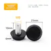 Pie de mesa y silla ajustable de tres líneas m6/M8, almohadilla para pie de mueble, pie ajustable en altura para gabinete, tornillo de pie ajustable para mueble