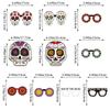 2024 México Día de Muertos Tema Halloween Fiesta de Maquillaje Calavera Accesorios para Fotos Venta al por Mayor Personalización